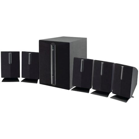 Gpx GPX HT050B 5.1-Channel Home Theater Speaker System; Black HT050B